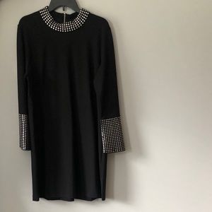 Little Black Dress with Embellishments
